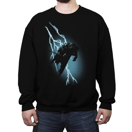 Lurking - Crew Neck Sweatshirt Crew Neck Sweatshirt RIPT Apparel Small / Black