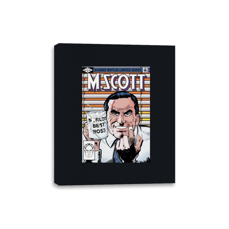 M Scott - Canvas Wraps Canvas Wraps RIPT Apparel 8x10 / Black