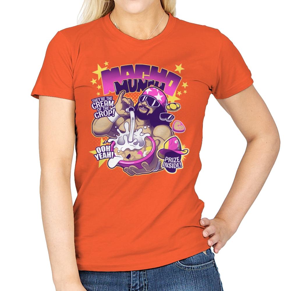 Macho Munch - Best Seller - Womens T-Shirts RIPT Apparel Small / Orange