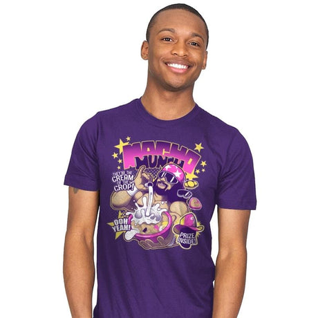 Macho Munch - Mens T-Shirts RIPT Apparel Small / Purple