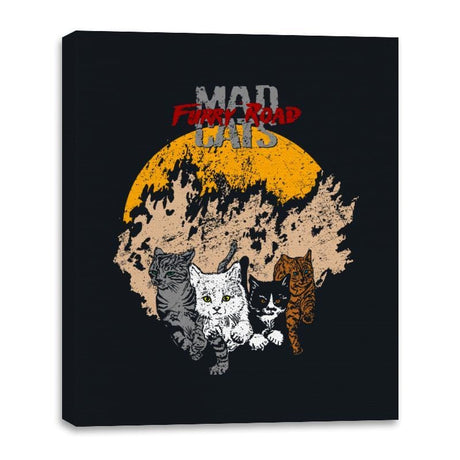 Mad Cats - Canvas Wraps Canvas Wraps RIPT Apparel 16x20 / Black