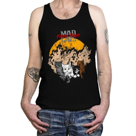 Mad Cats - Tanktop Tanktop RIPT Apparel X-Small / Black