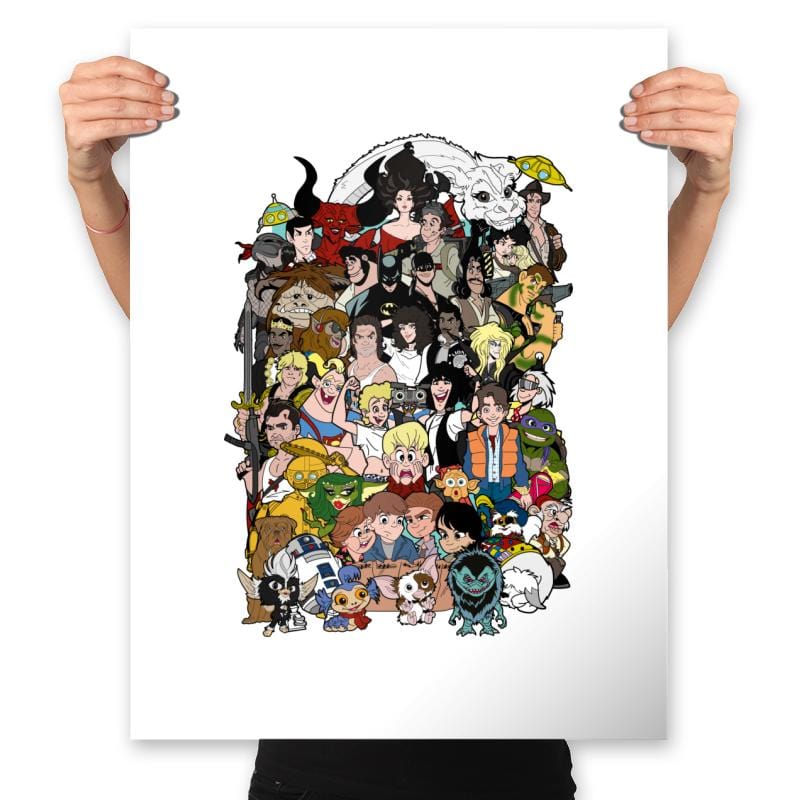 Made of Movies - Prints Posters RIPT Apparel 18x24 / White