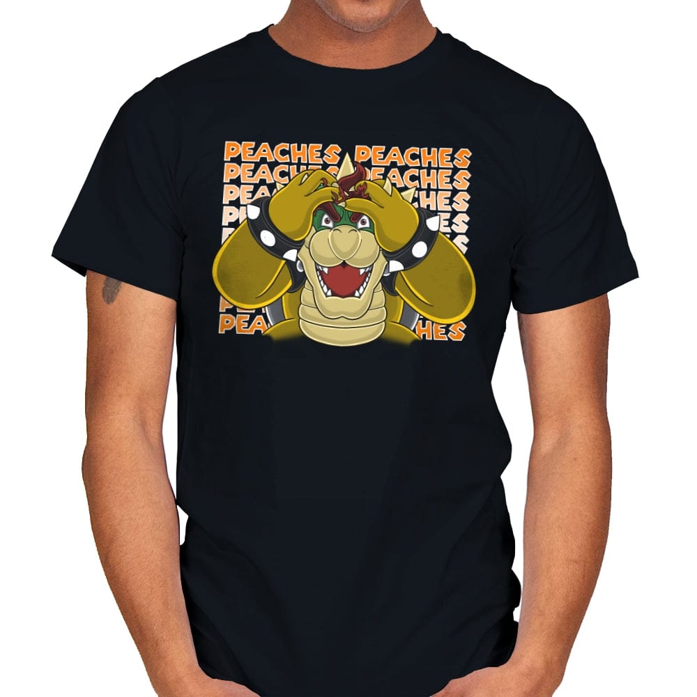 Madness for Peach - Mens T-Shirts RIPT Apparel Small / Black