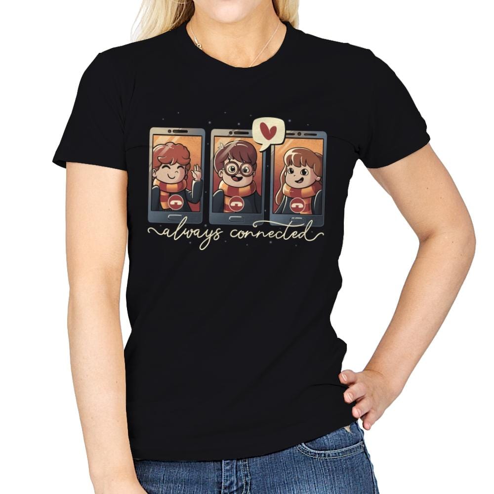 Magic Connection - Womens T-Shirts RIPT Apparel Small / Black