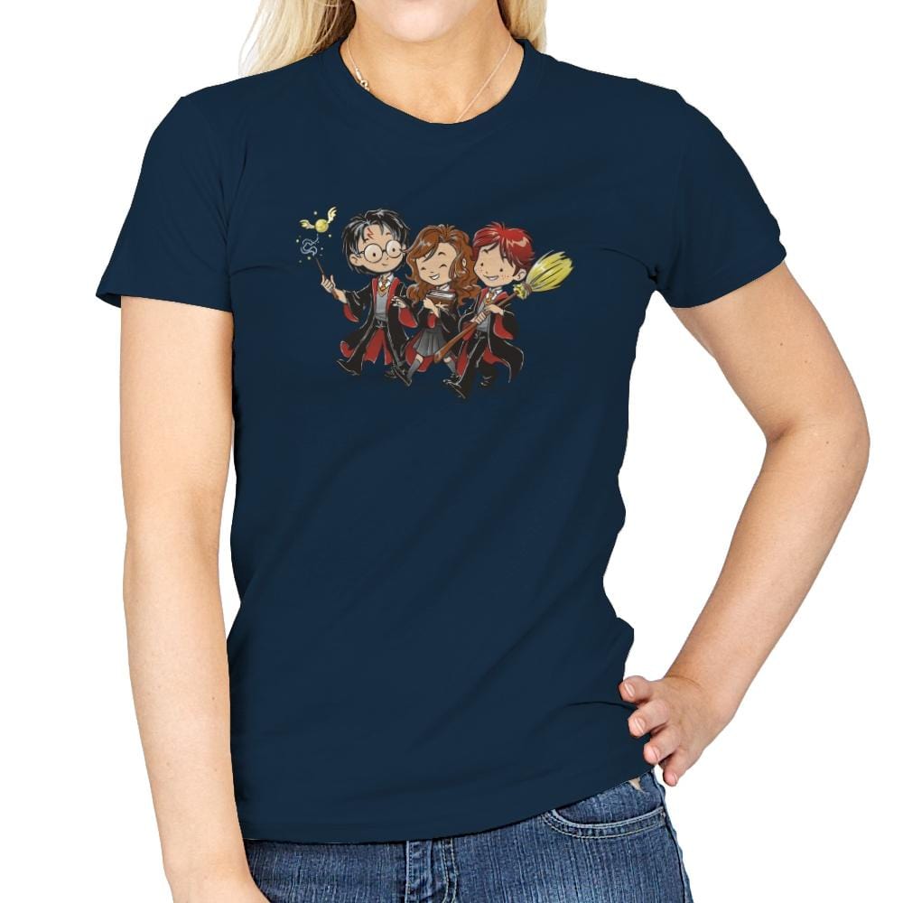 Magic Gang - Miniature Mayhem - Womens T-Shirts RIPT Apparel Small / Navy