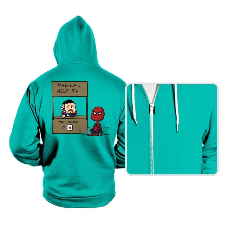 Magical Help - Hoodies Hoodies RIPT Apparel Small / Teal