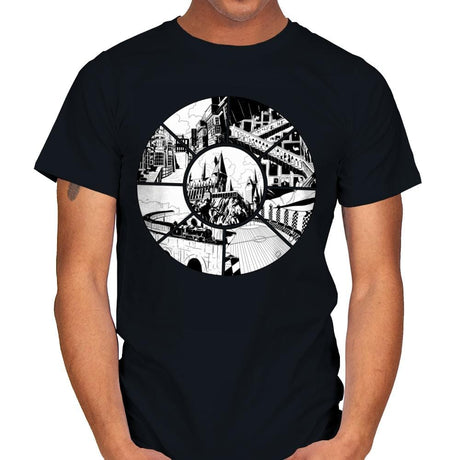 Magical Places - Mens T-Shirts RIPT Apparel Small / Black