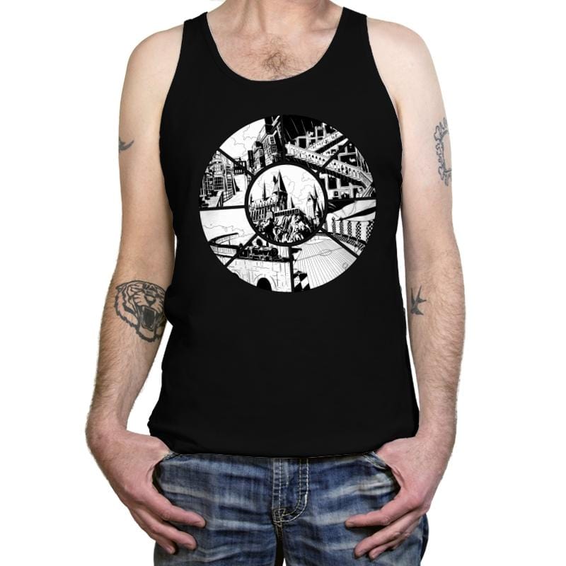 Magical Places - Tanktop Tanktop RIPT Apparel X-Small / Black