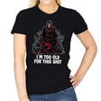 Magneto is Too Old - Womens T-Shirts RIPT Apparel Small / Black