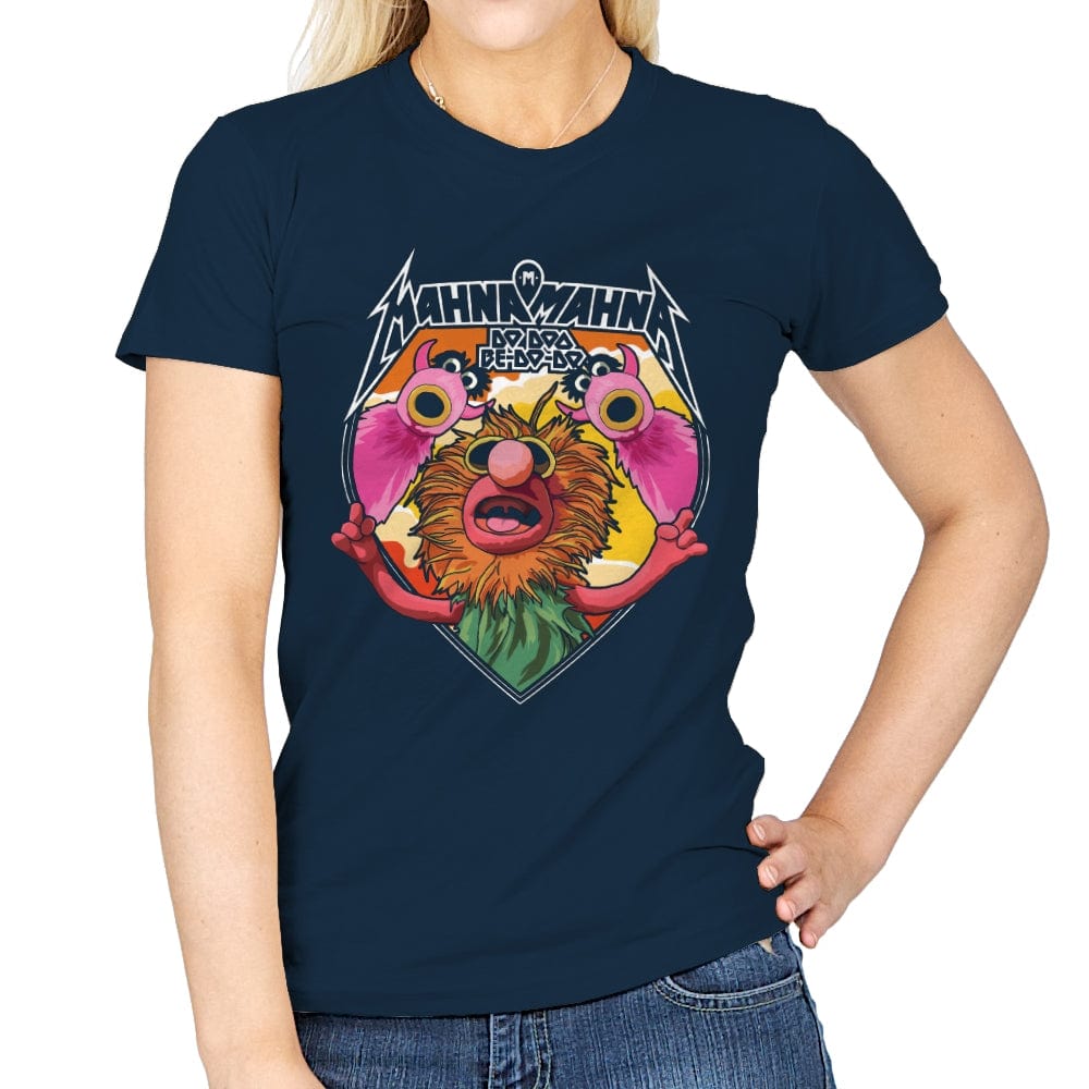 Mahna Mahna - Best Seller - Womens T-Shirts RIPT Apparel Small / Navy