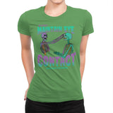 Maintain Eye Contact - Womens Premium T-Shirts RIPT Apparel Small / Kelly