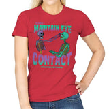 Maintain Eye Contact - Womens T-Shirts RIPT Apparel Small / Red