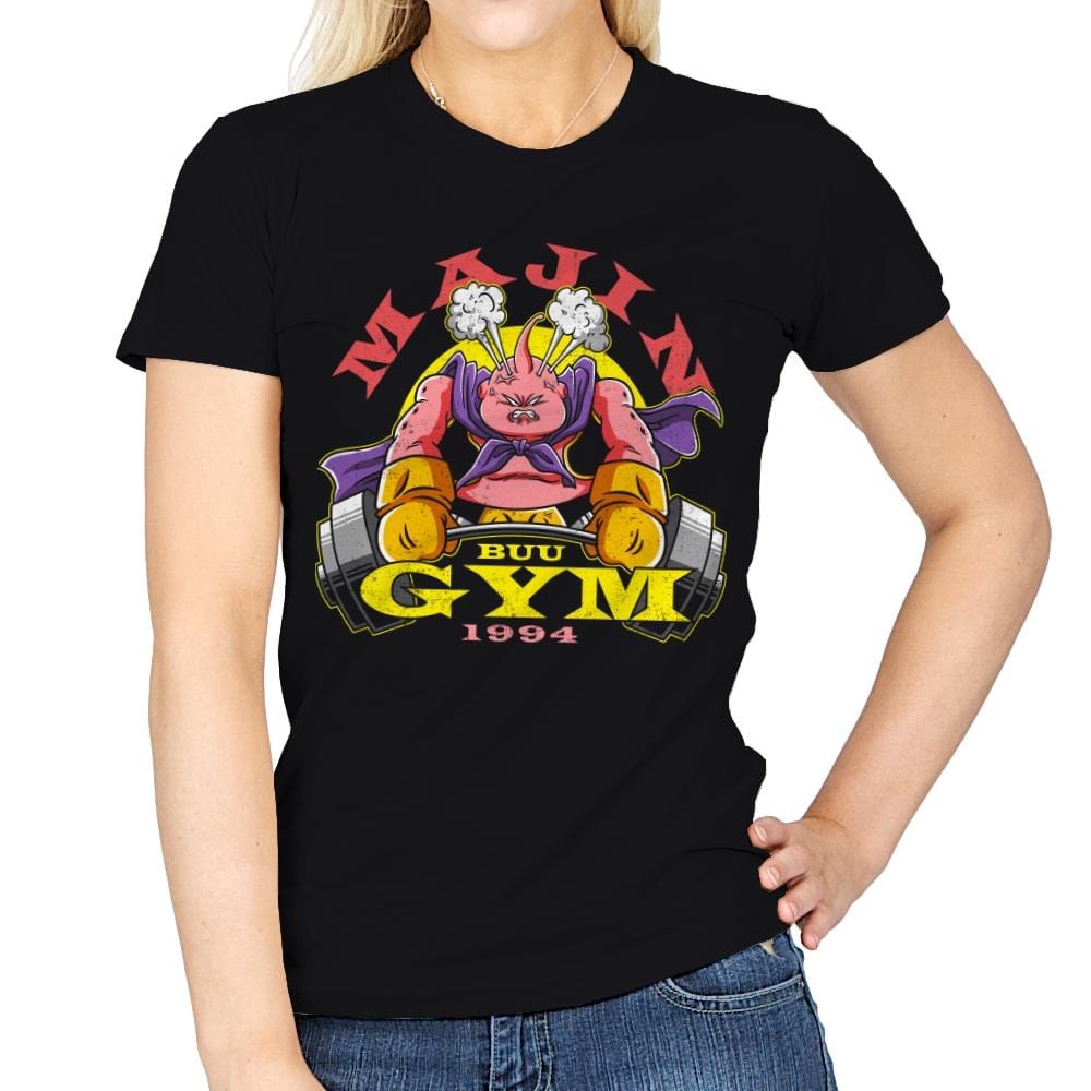 Majin Buu Gym - Womens T-Shirts RIPT Apparel Small / 151515