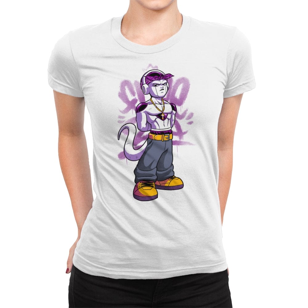 Makaveli Freeza - Womens Premium T-Shirts RIPT Apparel Small / White