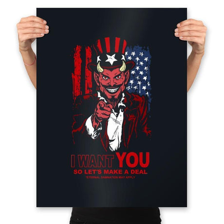 Make a Deal - Prints Posters RIPT Apparel 18x24 / Black