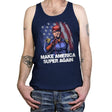 Make America Super Again - Tanktop Tanktop RIPT Apparel X-Small / Navy