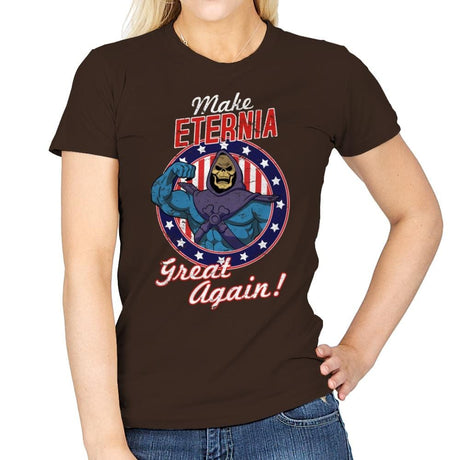 Make Eternia Great Again - Best Seller - Womens T-Shirts RIPT Apparel Small / Dark Chocolate