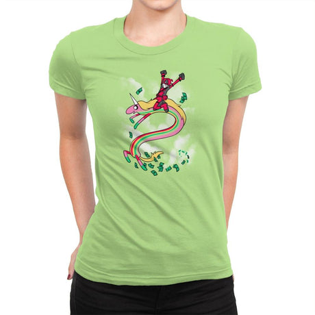 Make it Rain! Exclusive - Womens Premium T-Shirts RIPT Apparel Small / Mint