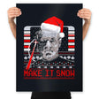 Make it Snow - Prints Posters RIPT Apparel 18x24 / Black