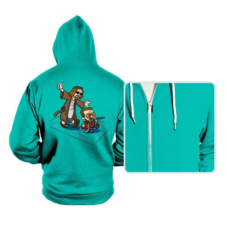 Man in the Alps - Hoodies Hoodies RIPT Apparel Small / Teal