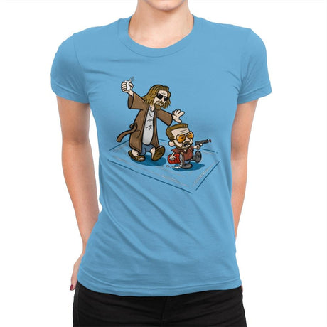 Man in the Alps - Womens Premium T-Shirts RIPT Apparel Small / Turquoise