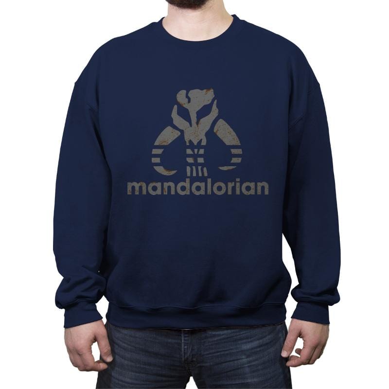 Mandalore Athletics - Crew Neck Sweatshirt Crew Neck Sweatshirt RIPT Apparel Small / Navy