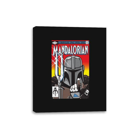 Mandalorian - Canvas Wraps Canvas Wraps RIPT Apparel 8x10 / Black