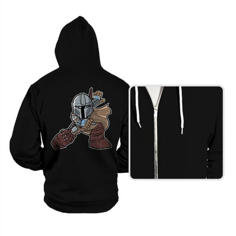 Mandoman - Hoodies Hoodies RIPT Apparel Small / Black