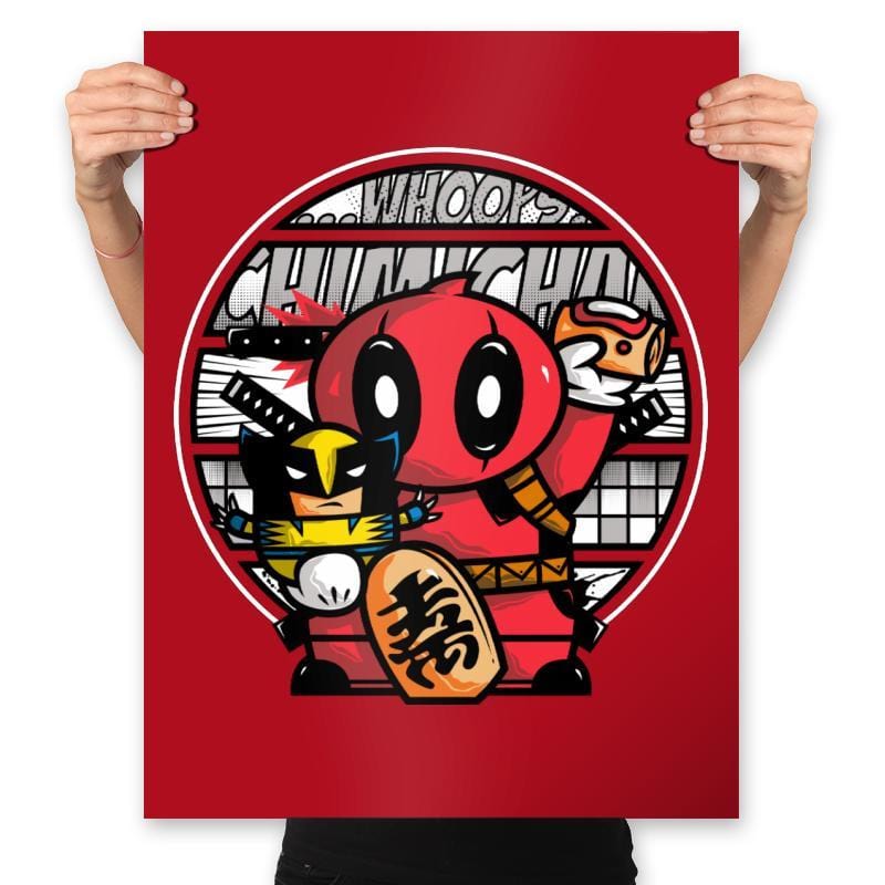 Maneki-Merc - Prints Posters RIPT Apparel 18x24 / Red