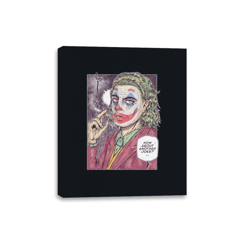 Manga Clown in Color - Canvas Wraps Canvas Wraps RIPT Apparel 8x10 / Black