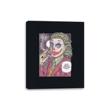 Manga Clown in Color - Canvas Wraps Canvas Wraps RIPT Apparel 8x10 / Black