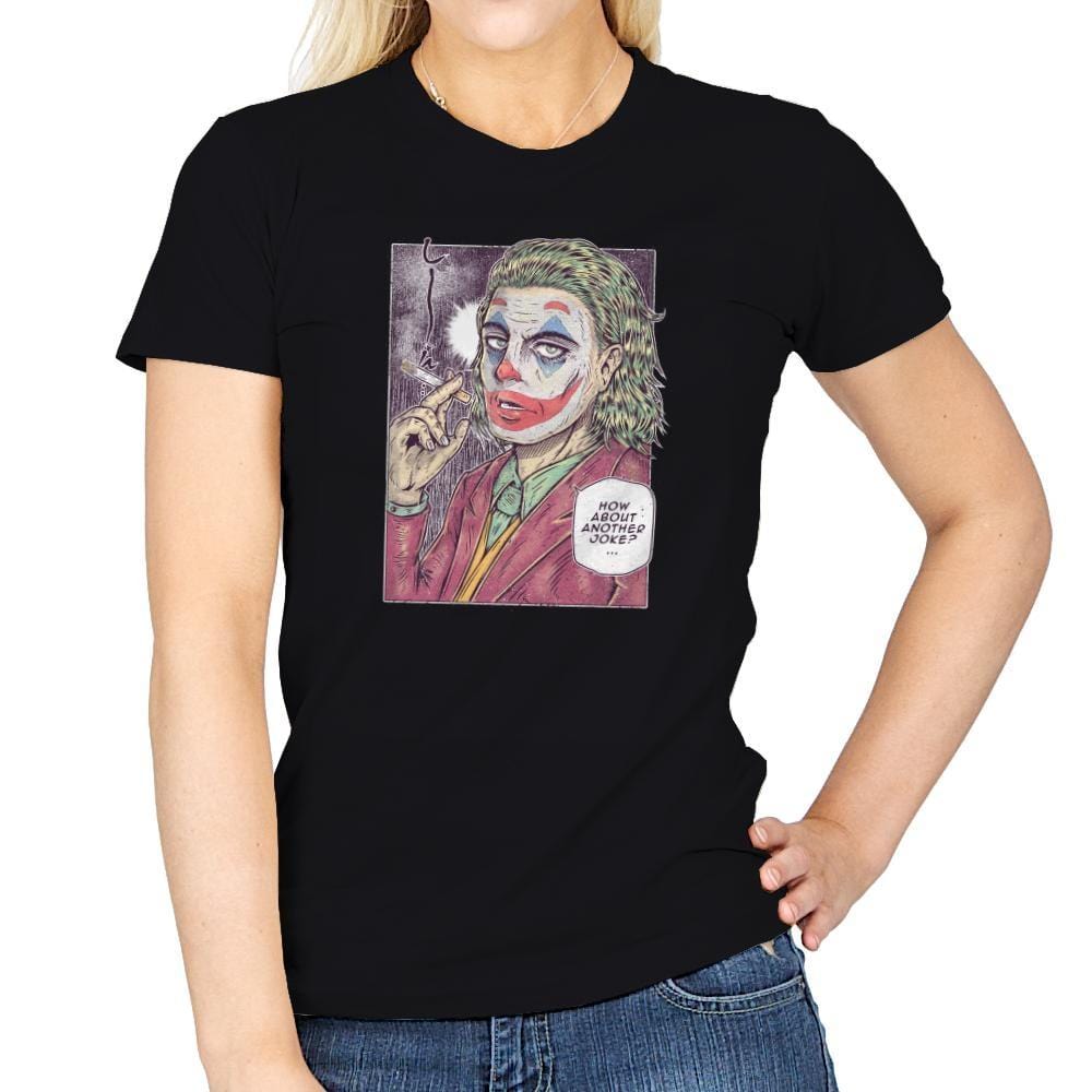 Manga Clown in Color - Womens T-Shirts RIPT Apparel Small / Black