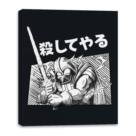 Manga Vader - Canvas Wraps Canvas Wraps RIPT Apparel 16x20 / Black