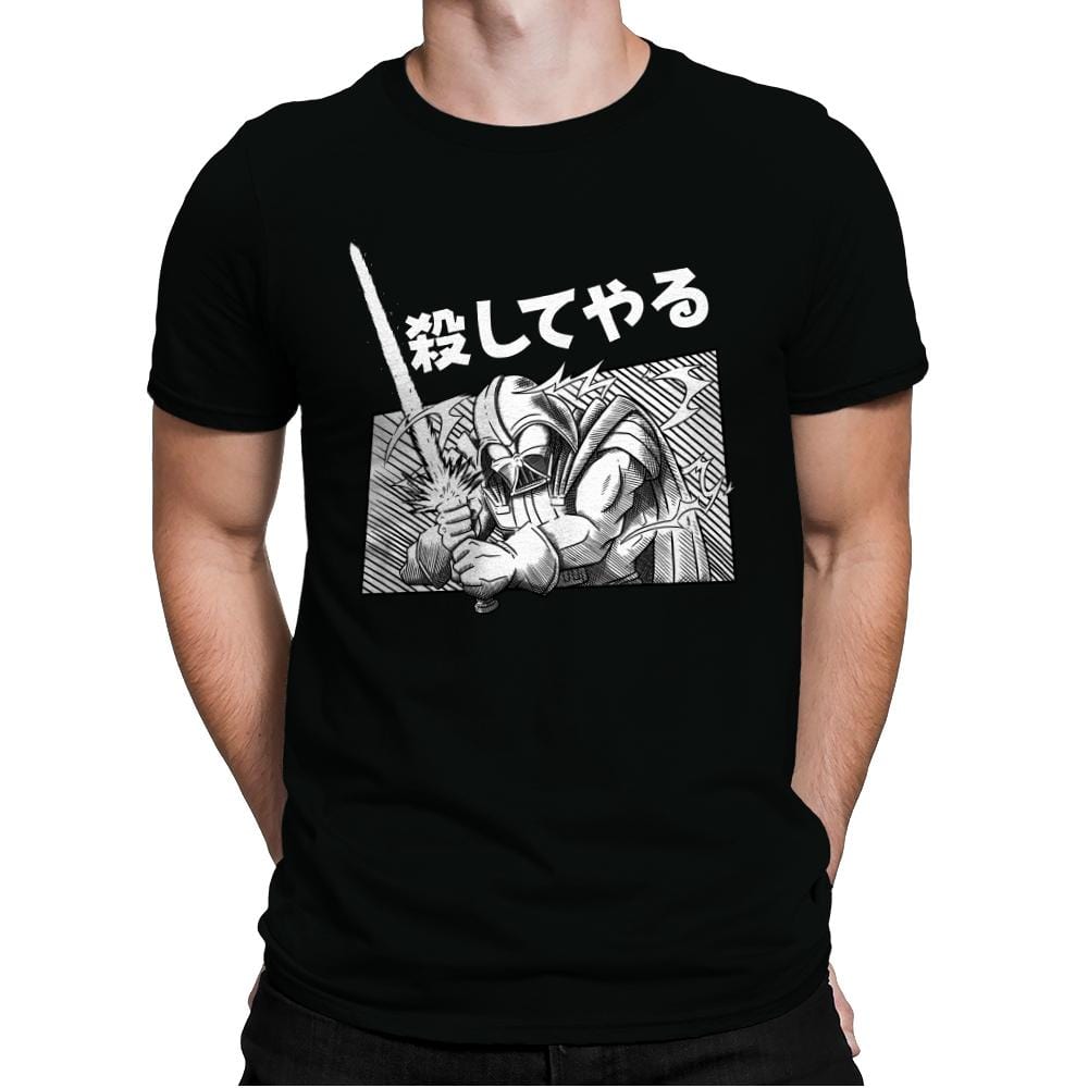 Manga Vader - Mens Premium T-Shirts RIPT Apparel Small / Black