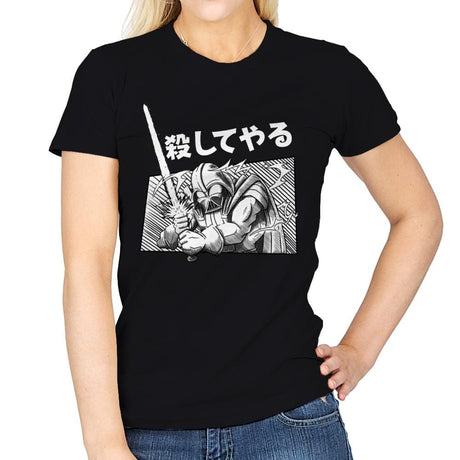 Manga Vader - Womens T-Shirts RIPT Apparel Small / Black