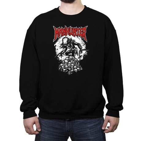 Manhunter - Crew Neck Sweatshirt Crew Neck Sweatshirt RIPT Apparel Small / Black