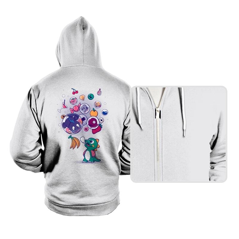 Many Bubbles - Hoodies Hoodies RIPT Apparel Small / White