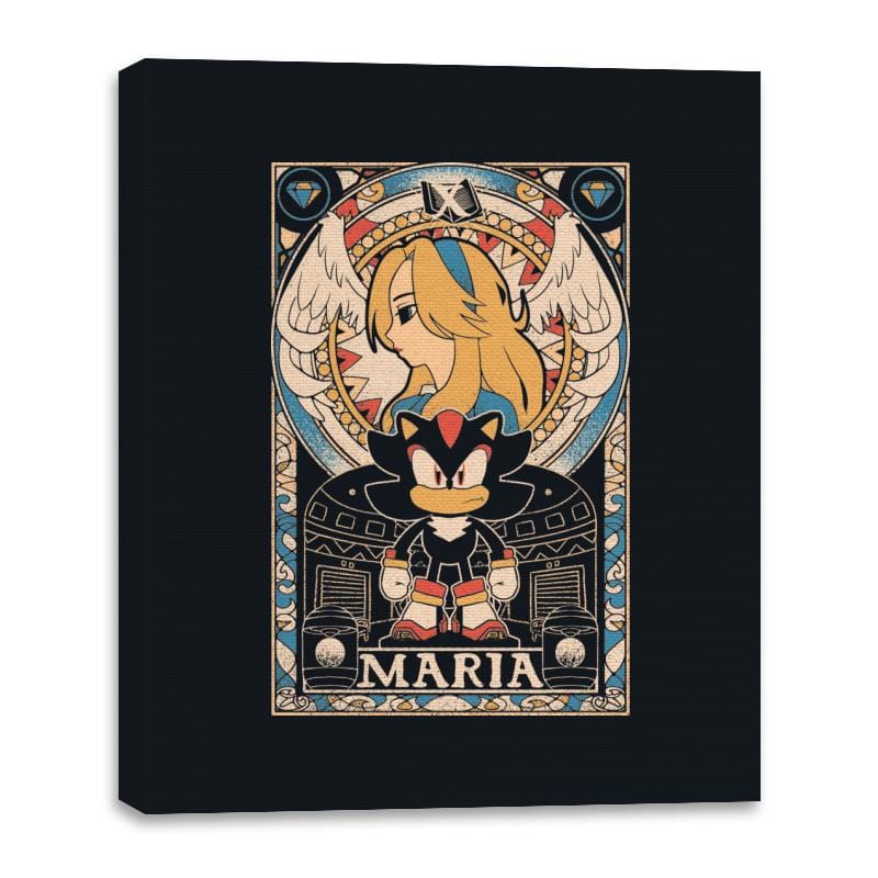 Maria Tarot - Canvas Wraps Canvas Wraps RIPT Apparel 16x20 / Black