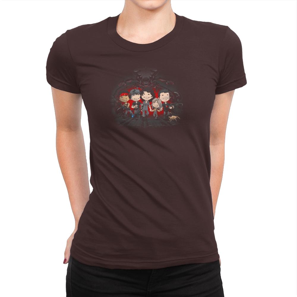 Marine Friends Exclusive - Womens Premium T-Shirts RIPT Apparel Small / Dark Chocolate