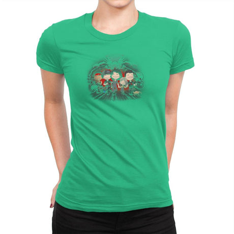 Marine Friends Exclusive - Womens Premium T-Shirts RIPT Apparel Small / Kelly Green