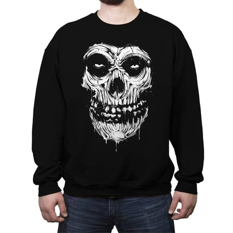 Mark of the Ghost - Crew Neck Sweatshirt Crew Neck Sweatshirt RIPT Apparel Small / Black