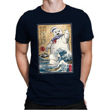 Marshmallow Man in Japan - Mens Premium T-Shirts RIPT Apparel Small / Midnight Navy