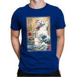 Marshmallow Man in Japan - Mens Premium T-Shirts RIPT Apparel Small / Royal