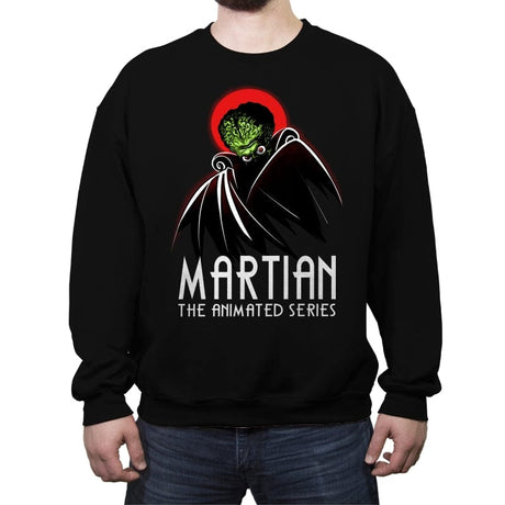 Martian - Crew Neck Sweatshirt Crew Neck Sweatshirt RIPT Apparel Small / Black