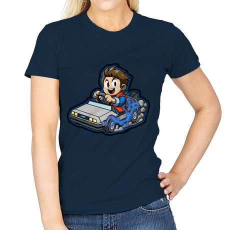 Marty-O Kart - Womens T-Shirts RIPT Apparel Small / Navy