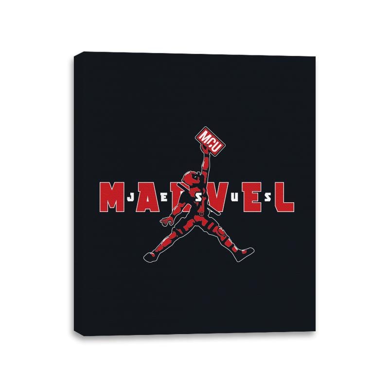 Marvel Jesus - Canvas Wraps Canvas Wraps RIPT Apparel 11x14 / Black