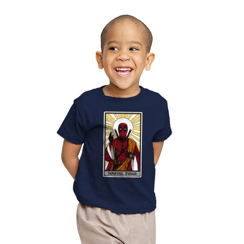 Marvel Messiah  - Youth T-Shirts RIPT Apparel X-small / Navy