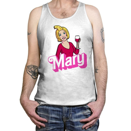 Mary Doll! - Tanktop Tanktop RIPT Apparel X-Small / White