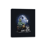 Master and Apprentice Gazing at the “Moon” - Canvas Wraps Canvas Wraps RIPT Apparel 8x10 / Black